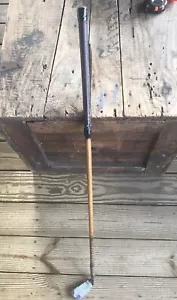 Antique AJ Spalding & Bros Golf 36" Hickory Wood Shaft Model M-5 - Picture 1 of 6