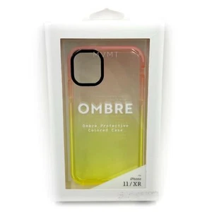 Funda para teléfono Apple iPhone 11 iPhone XR MVMT rosa amarillo ombre ombré cubierta transparente - Imagen 1 de 7