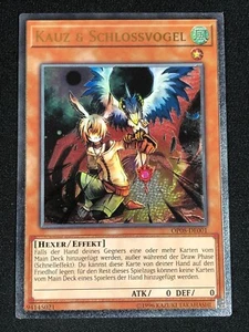YUGIOH DROLL & LOCK BIRD OP08-DE001 ULTIMATE RARE! ( GERMAN) OP08-EN001 NM! - Picture 1 of 1