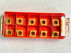 1 CAJA (10 PIEZAS) INSERTOS DE CARBURO SANDVIK CMT09T308-WM 3005 - Imagen 1 de 4