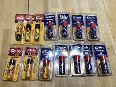 14 munición de pistola de aire comprimido Daisy BBs 7535 PrecisionMax enchapada en zinc calibre .177 Foto 1 de 4