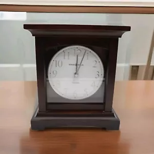 Howard Millar Dual Chime Wooden Urban II Mantel Flat-top Clock Model 630-246 - Picture 1 of 11