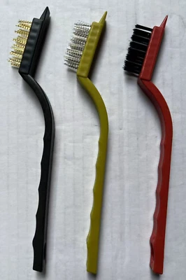 Effiziente 3 Stück Küchenherd Bürste Metallfaserbürsten für Kochgeschirr Reinigung