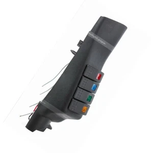 Black Left Side A-Pillar 4 Switch Pod Panel Kit Fit Jeep Wrangler JK 2007-2018 - Picture 1 of 9