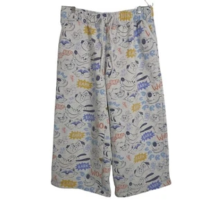 Disney Critter Lounge elastic waist sweat pants wide leg Grey Multi-Color Size L - Picture 1 of 15