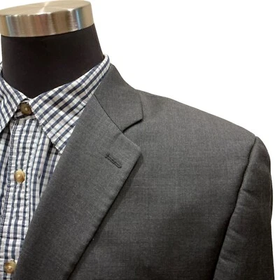 Blazer 48R Chaps Ralph Lauren Para Hombres Gris Lana Cachemira Abrigo Deportivo Traje Chaqueta Foto 1 de 4