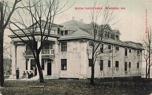 MENOMONIE WI U of WISCONSIN BERTHA TAINTER ANNEX VINTAGE POSTCARD 1910 092022 R - Picture 1 of 2