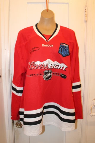 REEBOK Jeremy Roenick #27 Chicago Blackhawks Coors Light Men's Jersey Large Cover