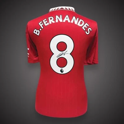 BRUNO FERNANDES signed Manchester United COA FANTASTIC VALUE Bid From £125 - Image 1 of 4