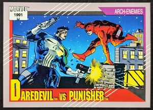 Daredevil vs Punisher 1991 Arch Enemies Marvel Impel Card #116 (NM) - Bild 1 von 2