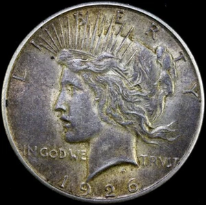 Dólar de plata Peace 1926-S $1 ~ aproximadamente sin circular EE. UU. #348 - Imagen 1 de 2