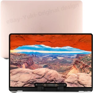 New For MacBook Air 13" A1932 2018 LCD Screen Display Replacement+Top Cover Gold - Picture 1 of 16