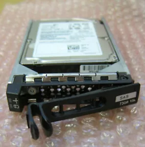 Dell PowerEdge 73Gb 2.5" SAS 15k Hot plug hard drive HDD XT764 for1950 2950 6950 - Picture 1 of 1