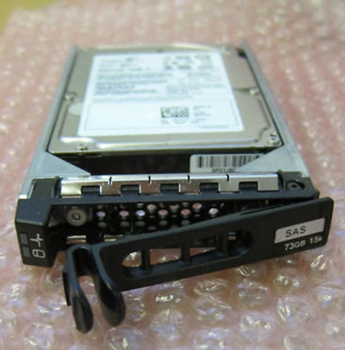 Dell PowerEdge 73Gb 2.5" SAS 15k Hot plug hard drive HDD XT764 for1950 2950 6950 - Image 1 of 1