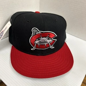 Sombrero New Era Vintage Carolina Mudcats Ajustado Talla 7 3/8 5950 100% Lana (21/07/23) - Imagen 1 de 3