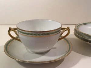 Vintage L Bernardaud & Co Limoges Higgins & Sieter NY, Cup & Saucer, Bonus Sauce - Picture 1 of 8