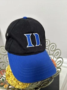 Head Shots Duke Blue & Black Colorblock Adjustable Strapback Cap Hat - OS - Picture 1 of 3
