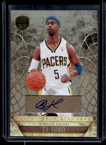 2010-11 Panini Gold Standard Signatures T.J. Ford Auto 117/199 #166 Indiana