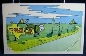 Comic - Texas - Beware the Bull!!!! - not posted - Picture 1 of 2