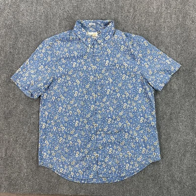 Reyn Spooner Shirt Mens Large Blue Floral Tailored Limited Issue Hawaiian - Image 1 of 4