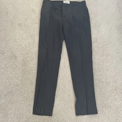 Original Penguin Dark Grey Checkered Pattern Cotton Pants Size 32x32 Mens - Image 1 of 4