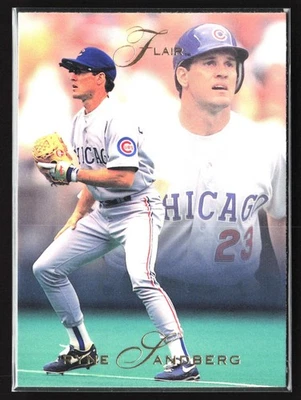 1993 Flair Ryne Sandberg #20 (MJ) - Image 1 of 2