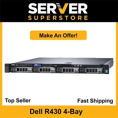 Dell PowerEdge R430 Server 2x E5-2650 V4 = 24 Cores | H730 | 32GB | 2x 2TB SAS - Image 1 of 4