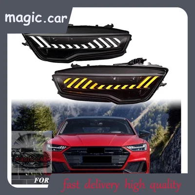 For 2011-2018 Audi A7 C7 RS7 Sequential Turn LED Headlights Front lamp Assembly - Image 1 of 4