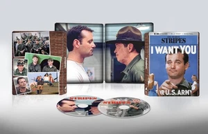Steelbook Stripes (4K UHD + Blu-ray + Digital) New - Imagen 1 de 3