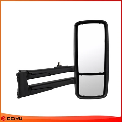 Truck Mirror Complete Door Chrome Passenger Side For 13-19 Kenworth T680 T880 Foto 1 de 4