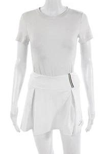 Veronica Beard Women Pleated Skort White Polyester Blend Size XS - Picture 1 of 5