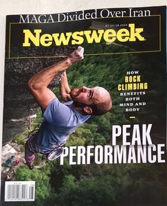 NEWSWEEK MAGAZINE - JULY 11 / 18, 2025 - HOW ROCK CLIMBING BENEFITS MIND & BODY - Picture 1 of 1
