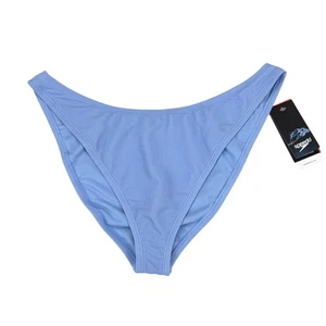 NWT SPEEDO Women's Rib Scoop Bikini Bottom Blue Size XL - Picture 1 of 6