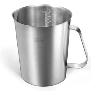 Measuring Cup, [Upgraded, 3 Measurement Scales, Including Cup Scale, ML Scale... - Picture 1 of 9