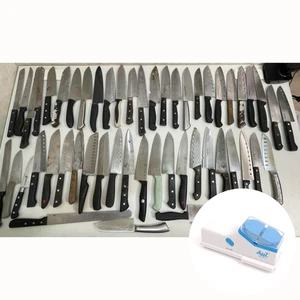 160 Japanese Chef Knives Lot | Santoku Nakiri Deba | Japan | Used | For Parts - Picture 1 of 10