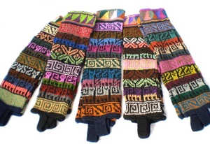 CALENTADORES DE PIERNAS UNISEX DE LANA DE ALPACA DE PERÚ *MULTICOLOR - Imagen 1 de 19