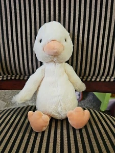 Jellycat BASHFUL DUCK - Original Medium 12" - Authentisch - Brandneu mit Etikett - Bild 1 von 5