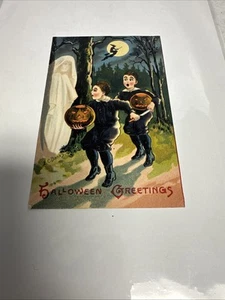 Tarjeta postal vintage de Halloween - Imagen 1 de 4
