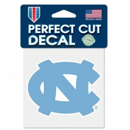 North Carolina Tar Heels Decal 4x4 Perfect Cut Color - Image 1 of 1