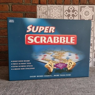 Super Scrabble Game Giant Sized Board 200 Tile Edition - Tinderbox Games - Image 1 of 4