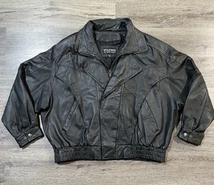 Wilsons Leder Moto Jacke Herren 2X Biker Motorrad Punk Rock Classic schwarz - Bild 1 von 19