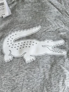 Lacoste Sport Big  Gator TH6227 Ultra Dry Cotton T-Shirt Big & Tall 4XLB EU 11 - Picture 1 of 7