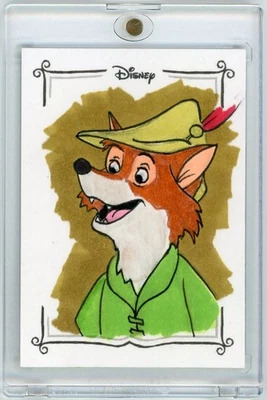 2025 Topps Disney Wonder ROBIN HOOD Ryan Finley Sketch Card 1/1 - Image 1 of 2