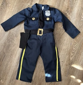 Amscan Infant Boys Cop Police Recruit Costume Navy 6-12 MOS - Picture 1 of 7