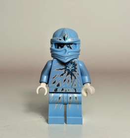 LEGO Ninjago Zane NRG Minifigure 9590 Hairline Crack njo0069