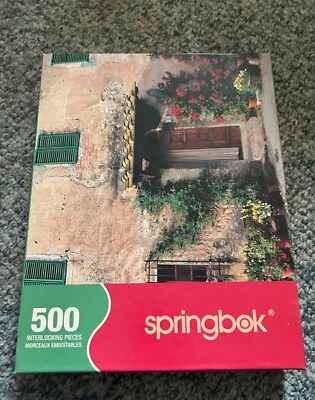 Springbok Doorway To Tuscany 500 Piece Puzzle Complete - Image 1 of 3