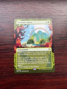 1x SHOWCASE PRISMATIC OMEN - Eldraine - MTG - Magic the Gathering - Picture 1 of 1