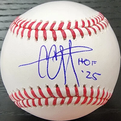 CC Sabathia Autographed Official MLB Baseball Inscribed HOF 25 Fanatics MLB COA - Image 1 of 3