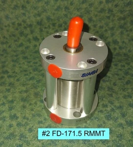 Bimba Round FLAT 1 Luftzylinder FD-171,5 RMMT - 1,5" Bohrung - 1,5 Str (43225-2-B2) - Bild 1 von 2