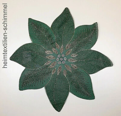 PLAUENER SPITZE ® Tischdeckchen Tischdecke Deckchen Tischdeko WEIHNACHTEN 38cm - Bild 1 von 2